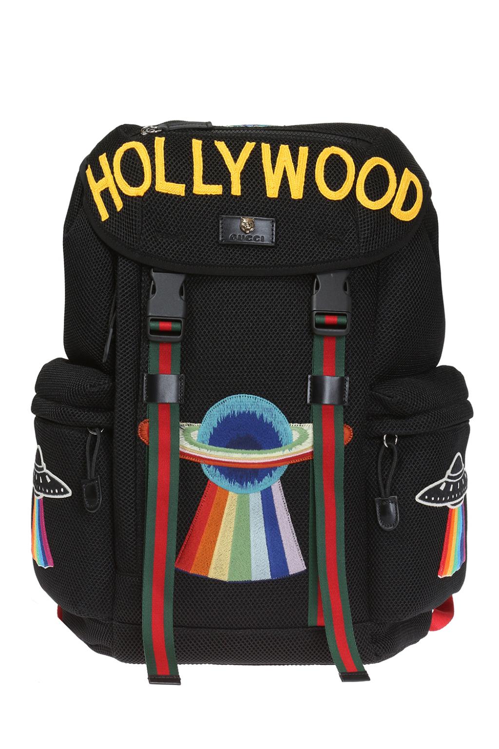 Black Embroidered backpack Gucci Vitkac Germany